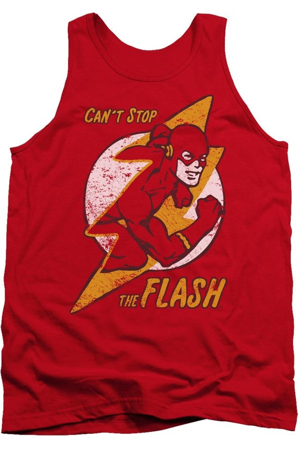 

Майка для взрослых DC Comics Flash Flash Bolt Gildan, красный