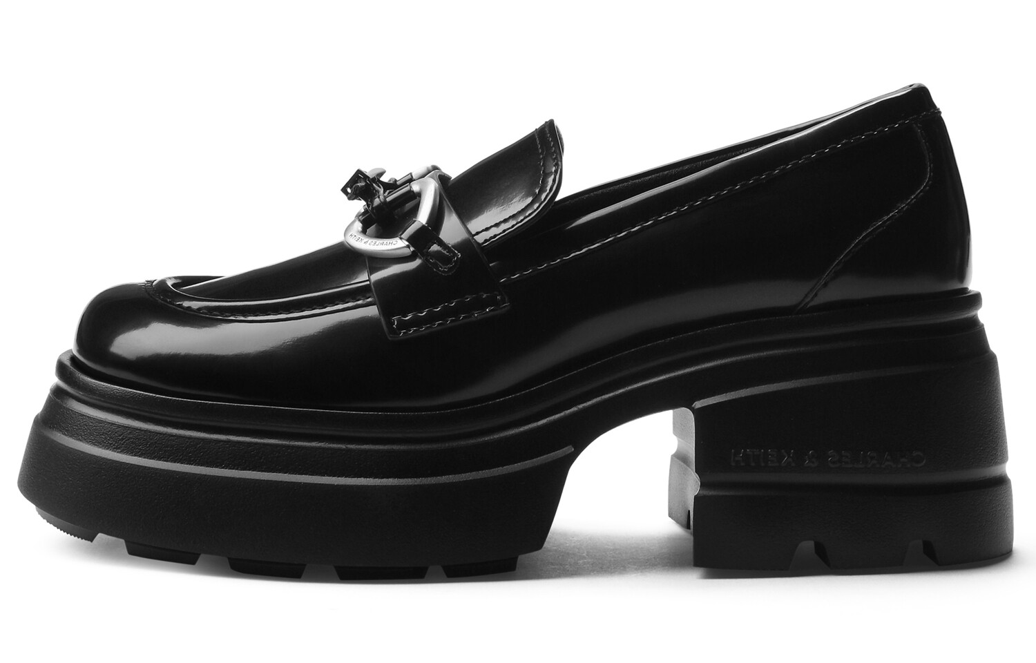 Лоферы женские Charles&Keith, цвет Black Box black — фото 2