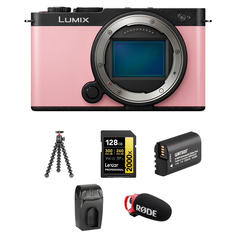 

Беззеркальная камера Panasonic Lumix S9 Mirrorless Camera with Content Creation Kit