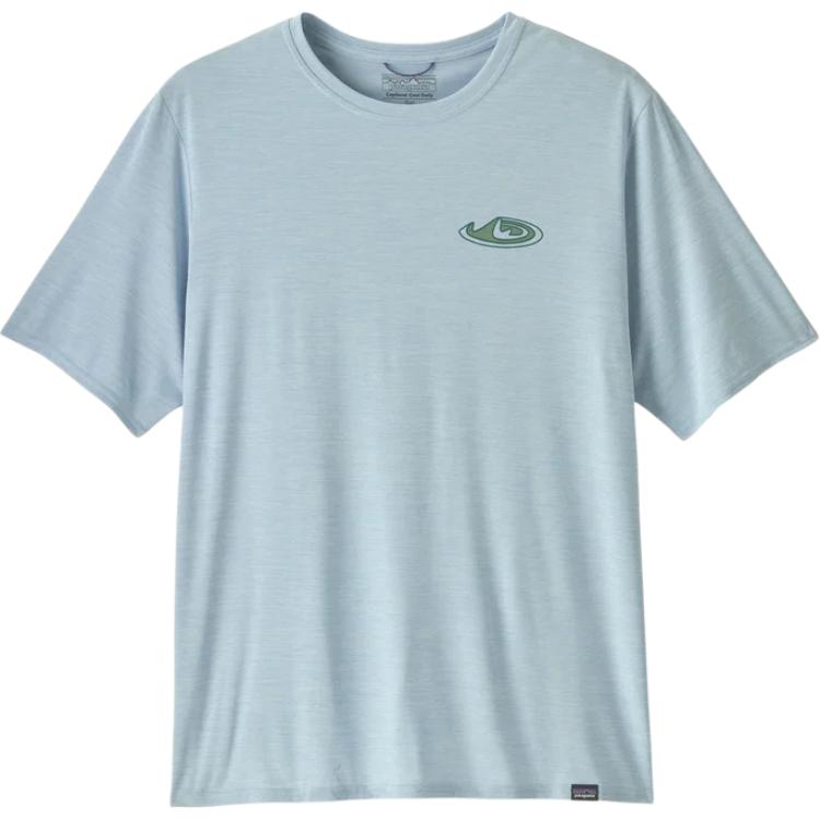 

Классная повседневная футболка Patagonia, голубой, Синий, Классная повседневная футболка Patagonia, голубой