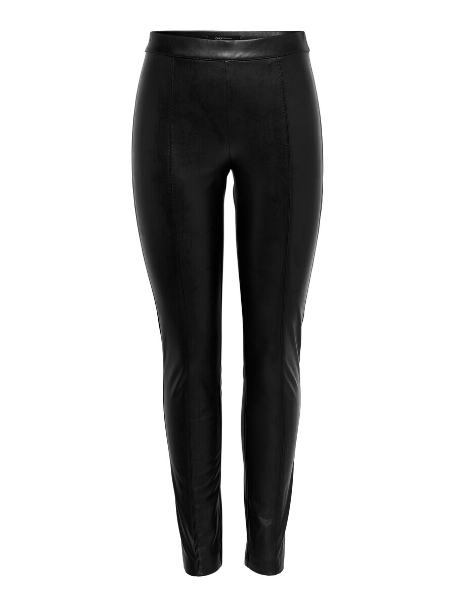 

Кожаные штаны ONLY Skinny Leggings ONLTEA-MARIA, черный