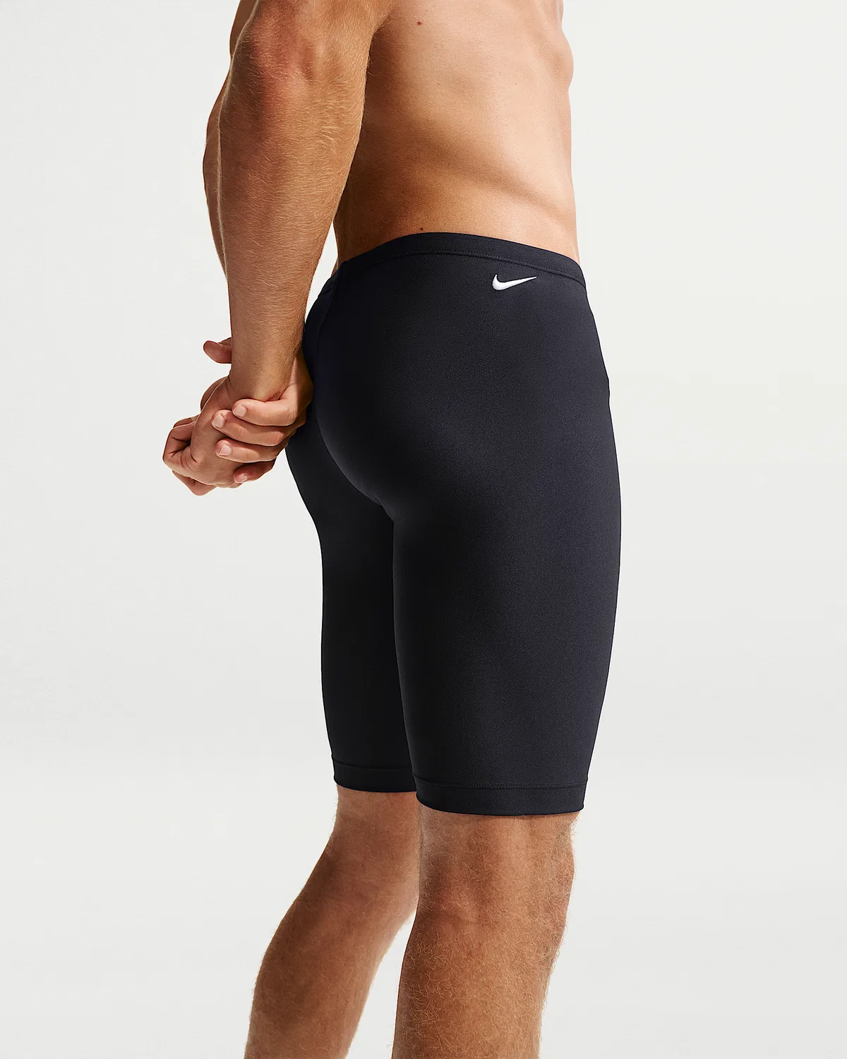 Мужские свободные плавки с набивкой Nike Swim, White — фото 3