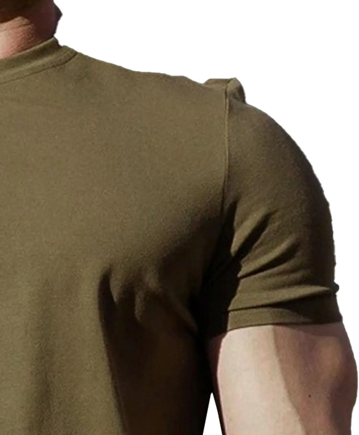 Мужская удлиненная футболка Cotton Hipster Tee для тренировок — фото 3