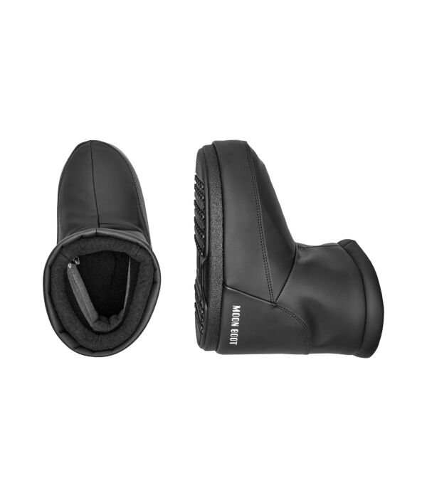 Ботинки зимние женские Moon Boot Icon короткие резиновые, черный — фото 3