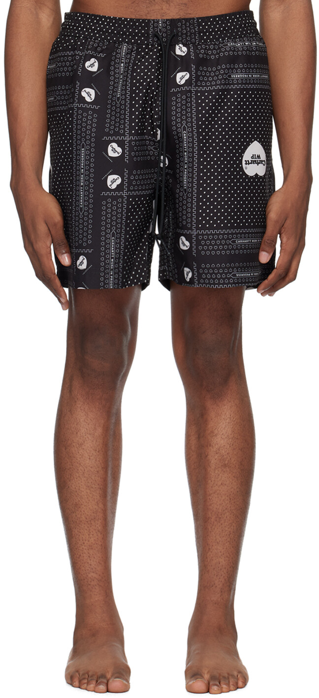 

Черные шорты для плавания Slater Carhartt Work In Progress
