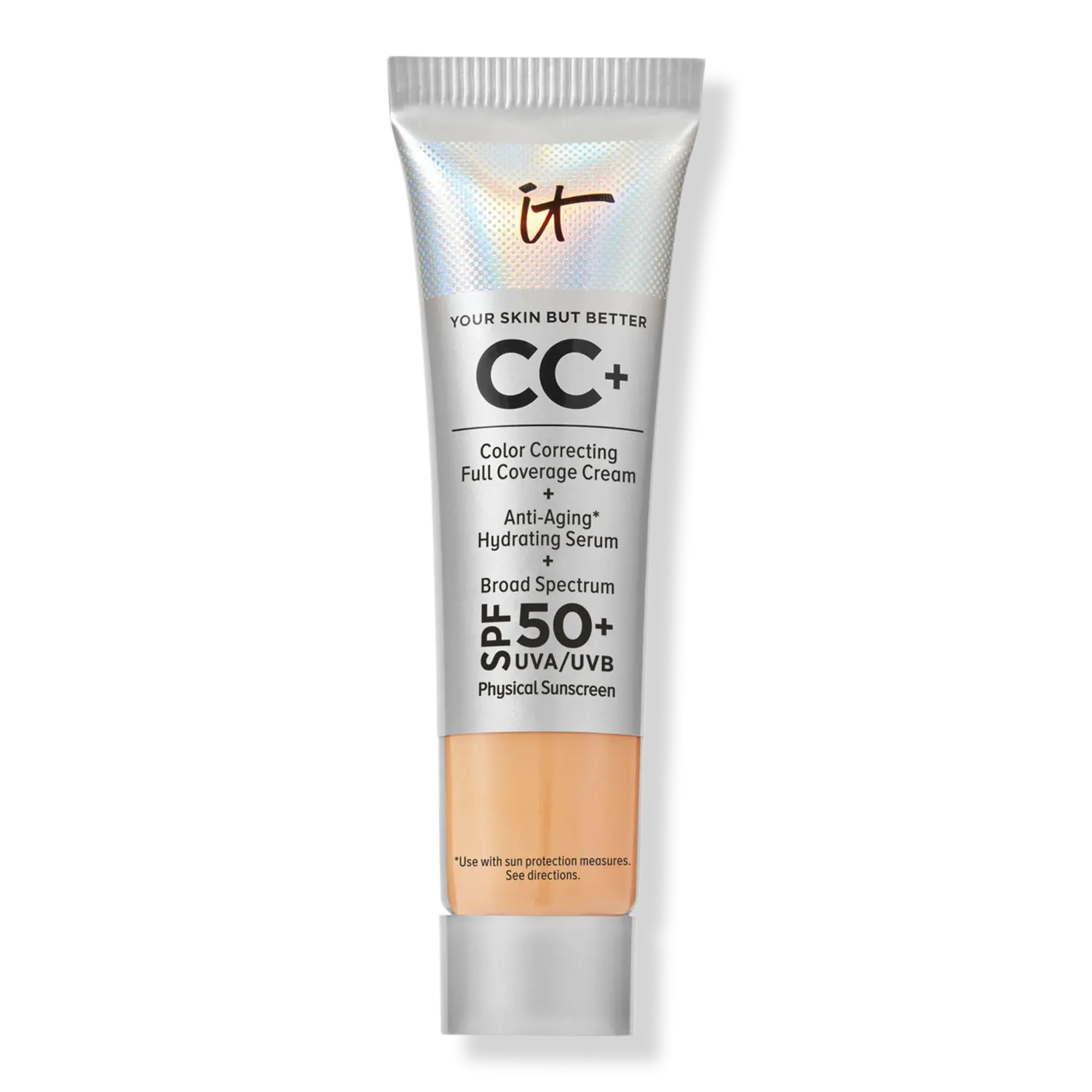 

Мини-CC+ крем с SPF 50+ IT Cosmetics, Medium Tan (medium with olive undertones)