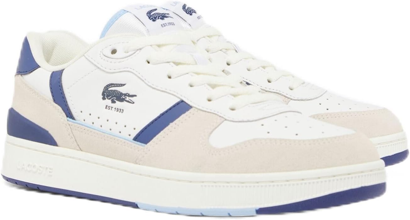 

Мужские кроссовки Lacoste T-Clip, белый/синий/темно-синий