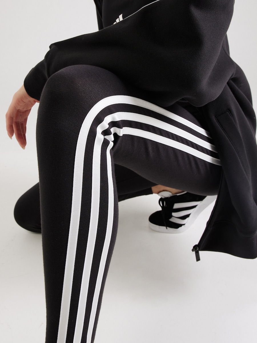 Узкие леггинсы ADIDAS ORIGINALS 3-Stripes, черный — фото 2