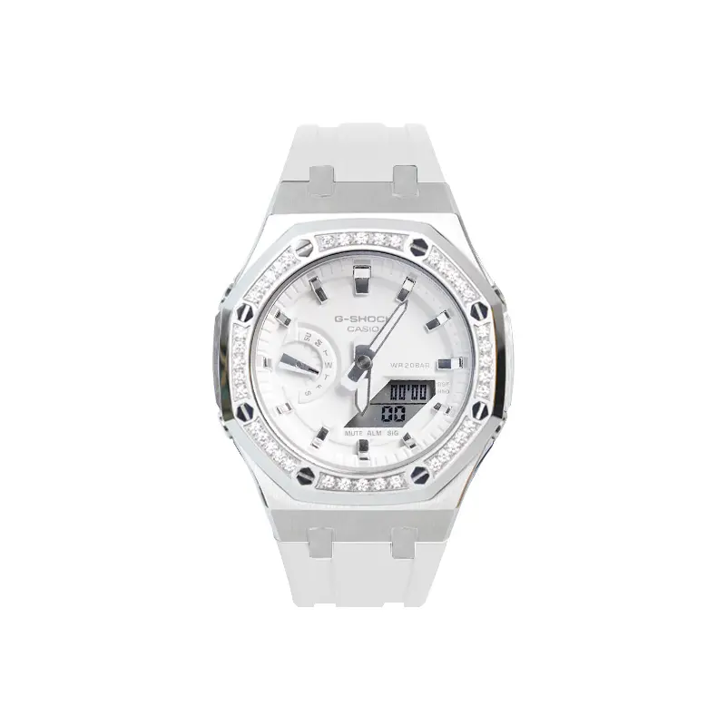 

CASIO Часы Unisex 462mm White Watch, The Story of Diamonds White Diamond White Strap