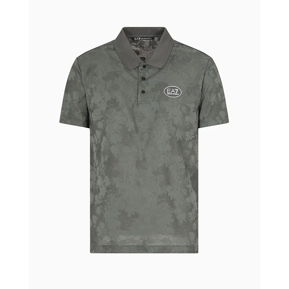 

Поло с коротким рукавом EA7 EMPORIO ARMANI 7M000049_AF13917, серый