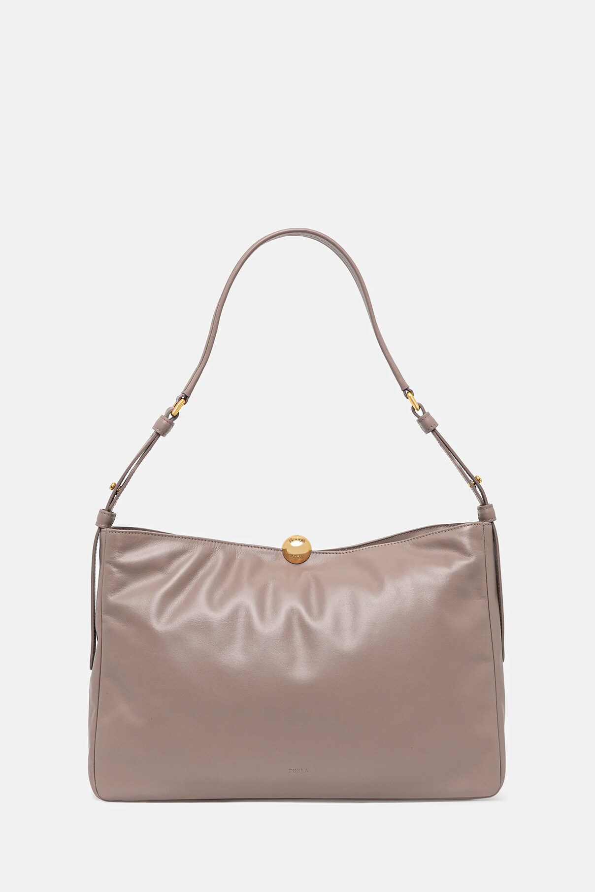 

Сумка из кожи Furla, серый
