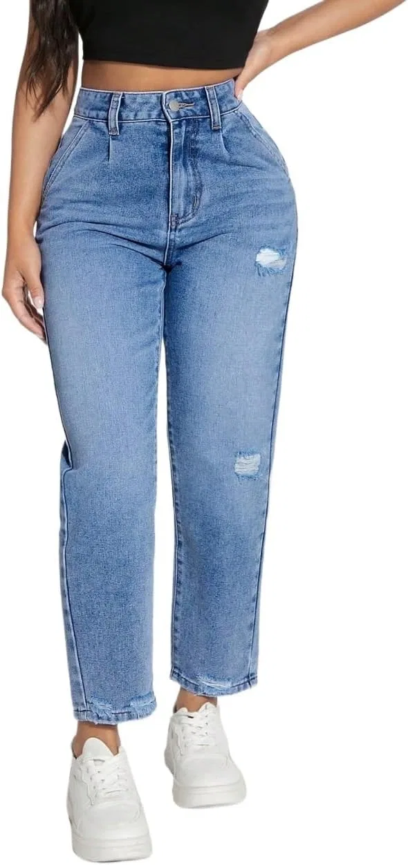 Джинсы свободные, Light Wash, Baggy Jeans Women