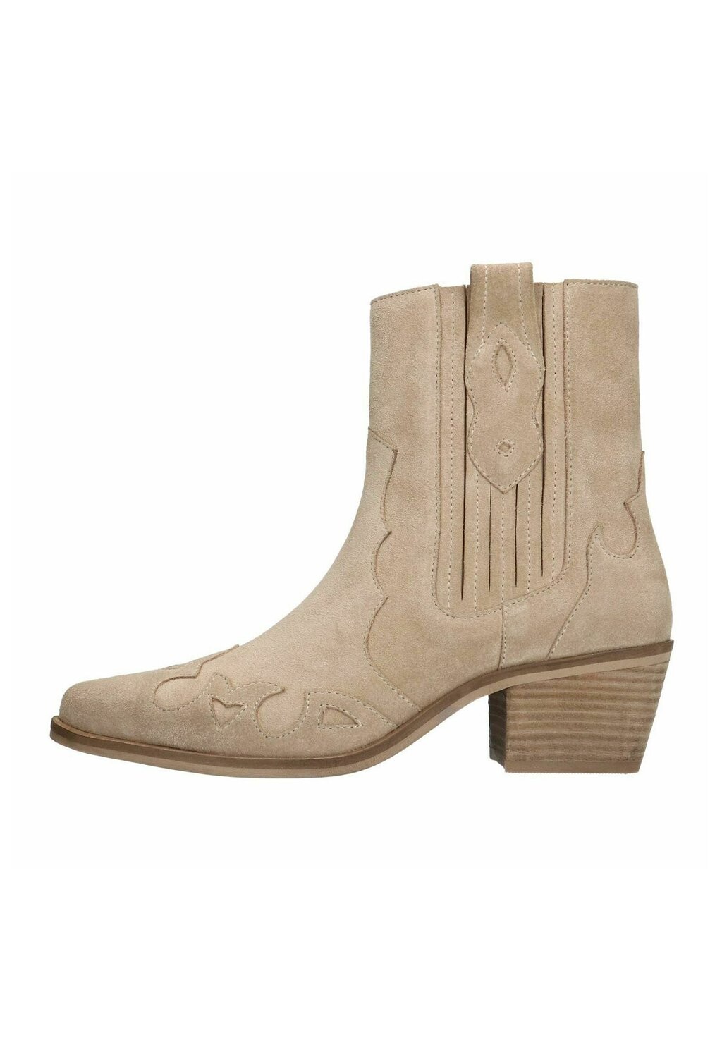 Ковбойские/байкерские ботильоны Manfield, цвет beige