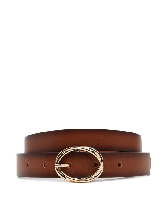 

Женский ремень Th Chic 2.5 Burnished AW0AW17252 Tommy Hilfiger, коричневый