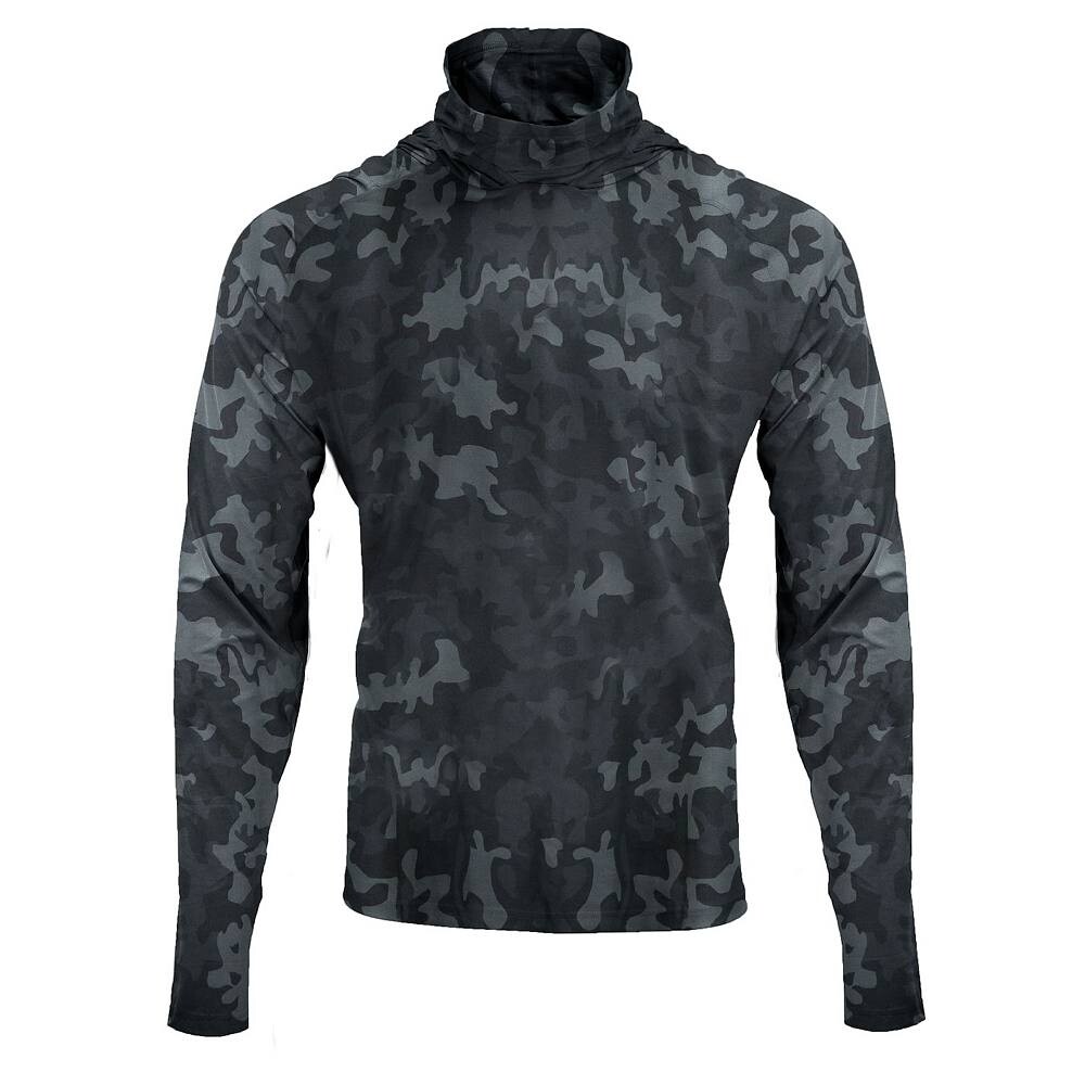 

Мужская рубашка с капюшоном и длинным рукавом Mobile Cooling, цвет Camo