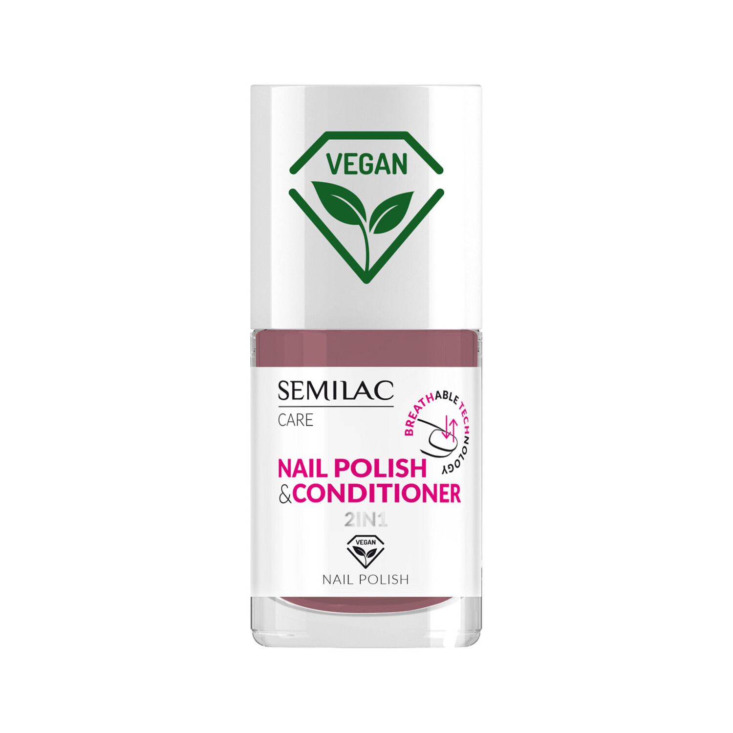 

Классический лак для ногтей с кондиционером 032 Semilac Vegan, 7 мл