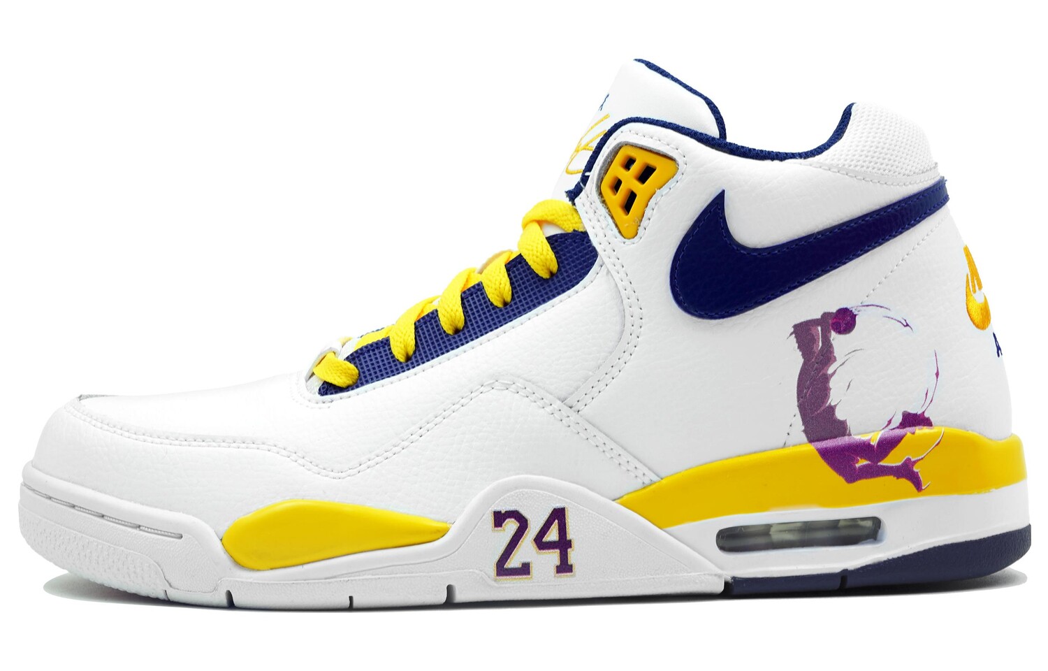 Кроссовки Nike Flight Legacy Vintage Basketball Shoes Men Mid-Top White — фото 2