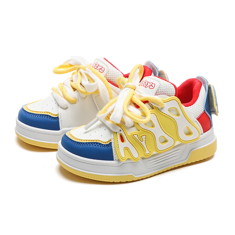 Кроссовки Babaya Kids Skateboarding Shoes Kids Low-top, розовый — фото 3