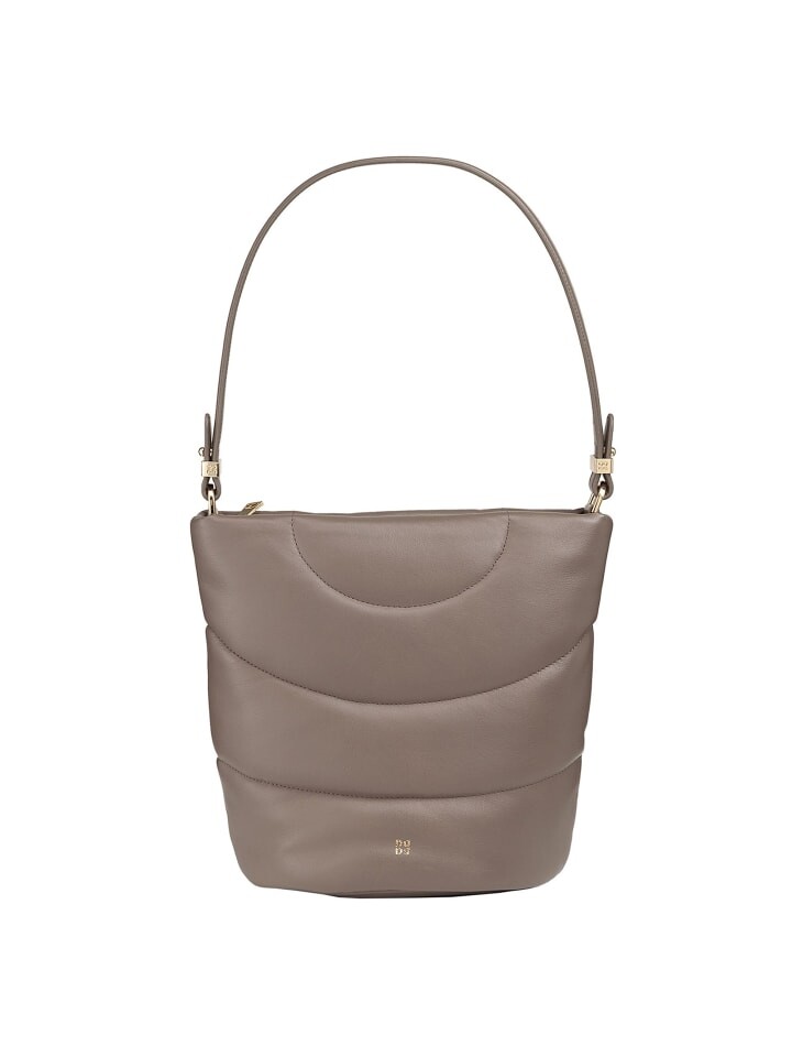 

Наплечная сумка DuDu Barbara Schultertasche Leder 24.5 cm, серо-коричневый