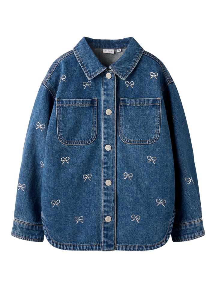 

Name it Куртка из джинсовой ткани среднего синего цвета