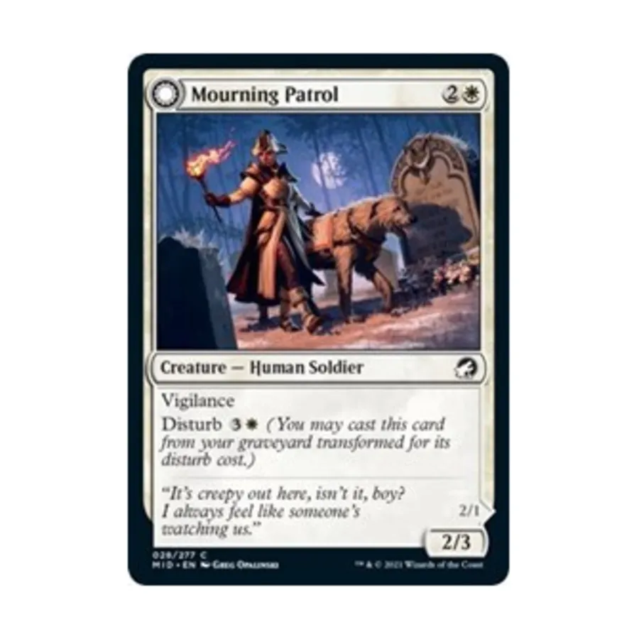 

CCG Траурный патруль (клавиша C), MTG - Innistrad - Midnight Hunt