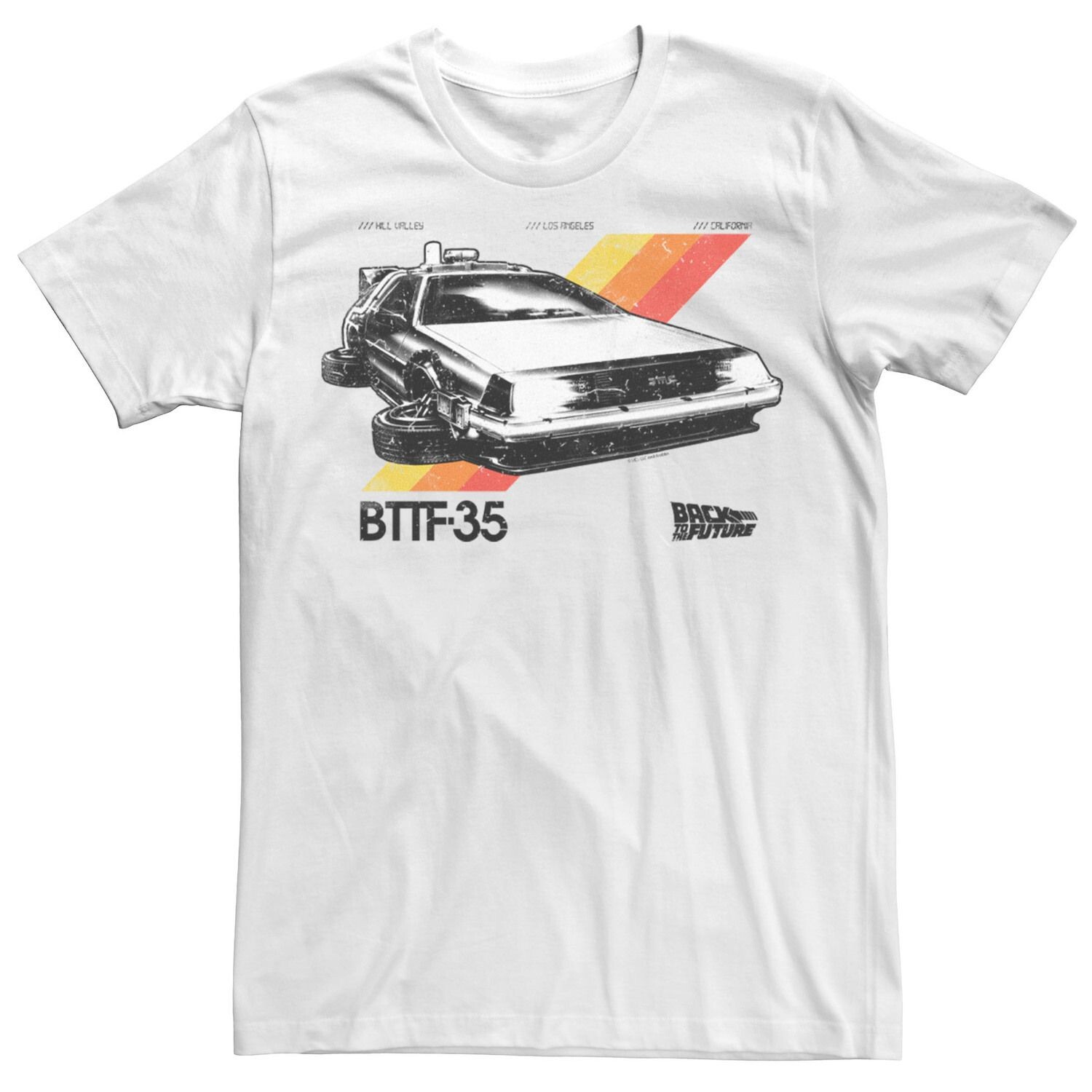 

Мужская футболка «Назад в будущее» BTTF35 Delorean Licensed Character