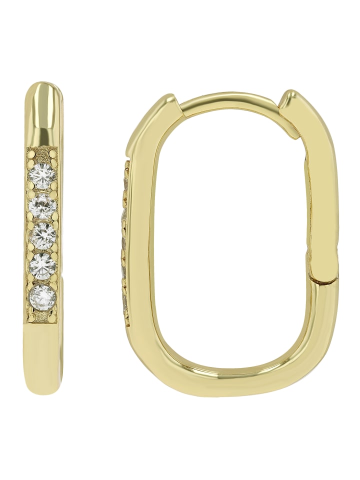 

Adeliás Женские серьги из серебра 925 пробы с золотым покрытием