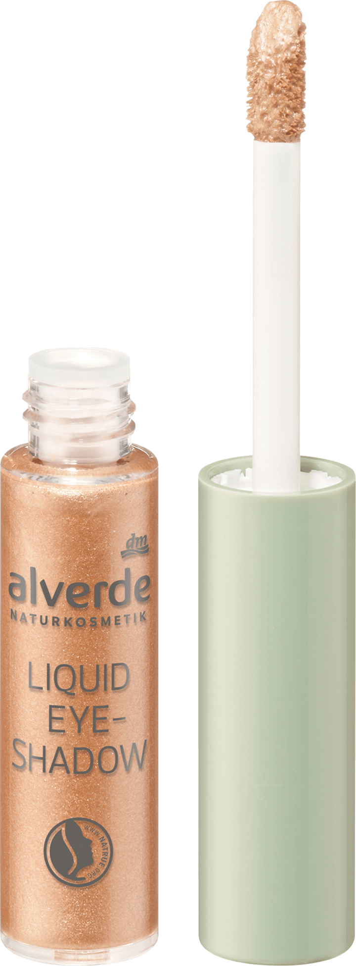 

Тени для век alverde NATURKOSMETIK Lidschatten Liquid 01 Golden Glow, 3,9 ml