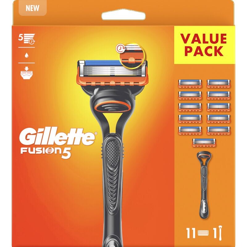 

Бритва Fusion5 с 11 лезвиями Gillette, 1 шт.