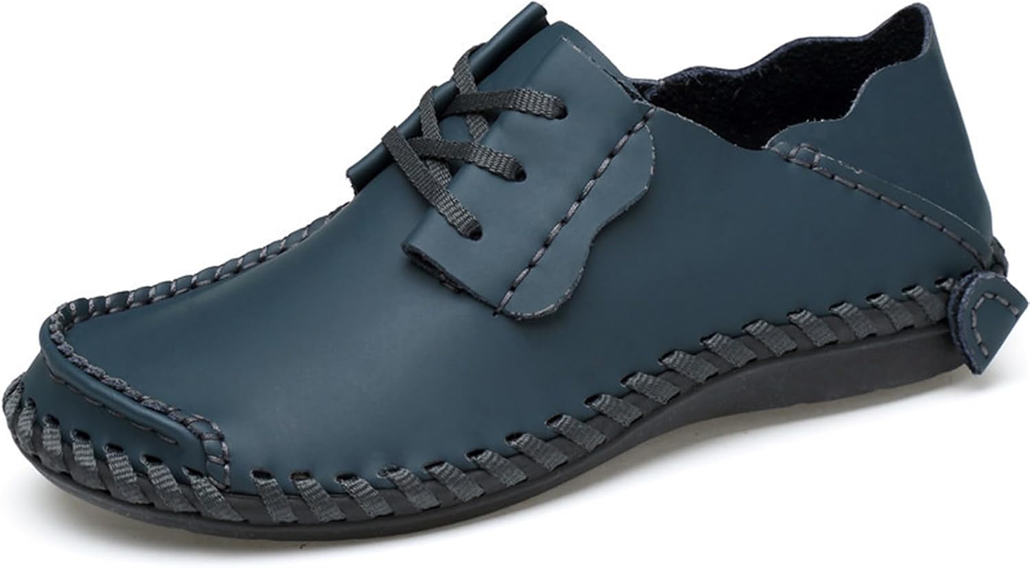 

Классические мужские повседневные кожаные туфли, мягкие слипоны, удобные дышащие мужские туфли для вождения и прогулок Abborora, синий