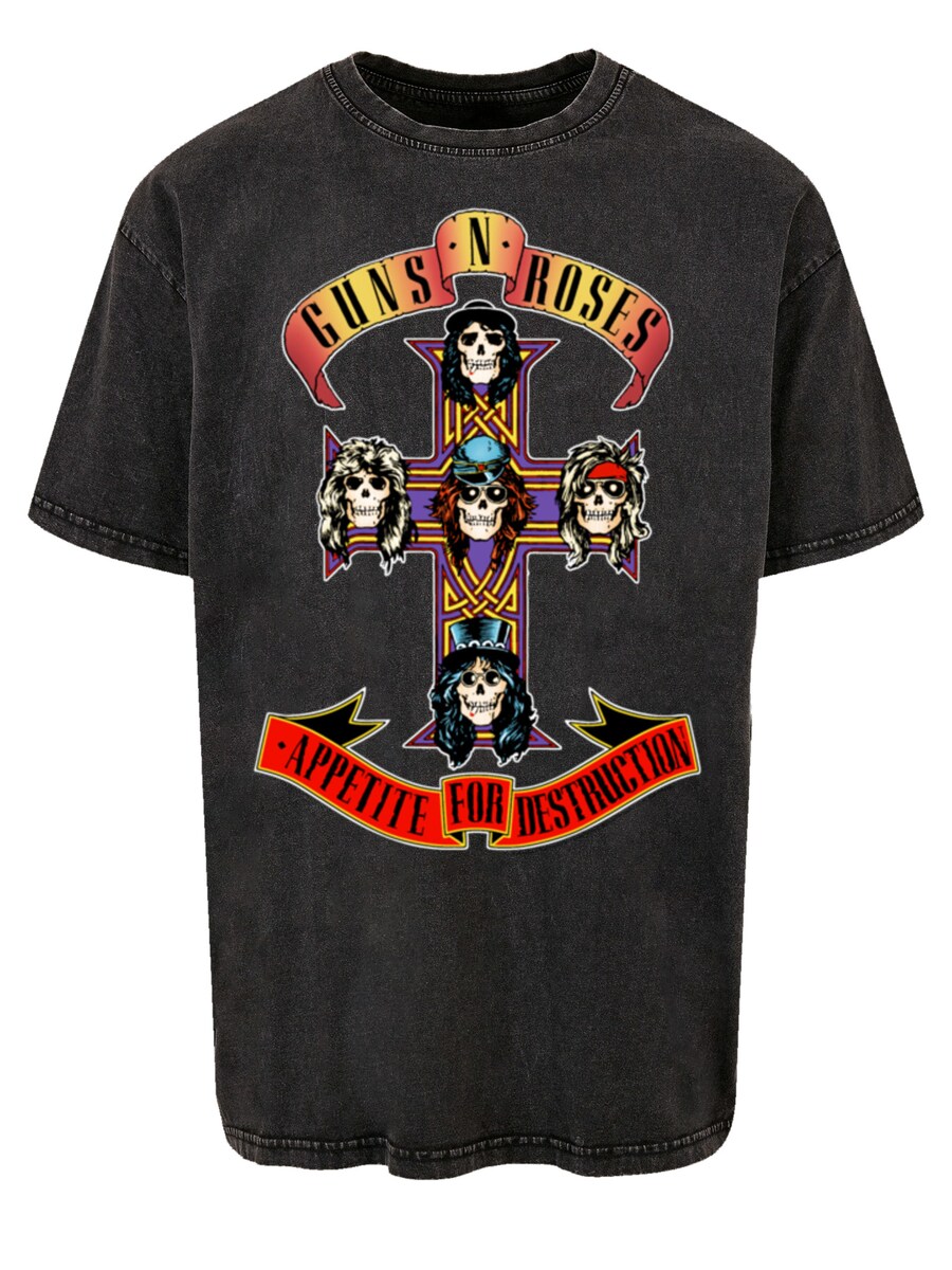 

Рубашка F4NT4STIC GunsnRoses Appetite For Destruction, черный