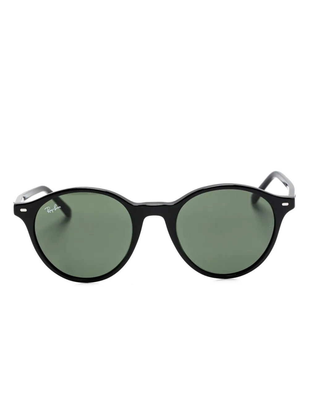 

Солнцезащитные очки в овальной оправе Ray-Ban, черный