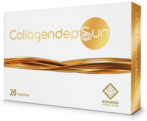 

Erbozeta Collagendep Sun 20 таблеток готовится к пребыванию на солнце