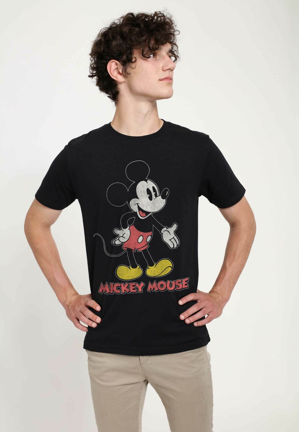 

Футболка с принтом DISNEY CLASSIC MICKEY 70'S MICKEY UNISEX Henry Tiger, черный