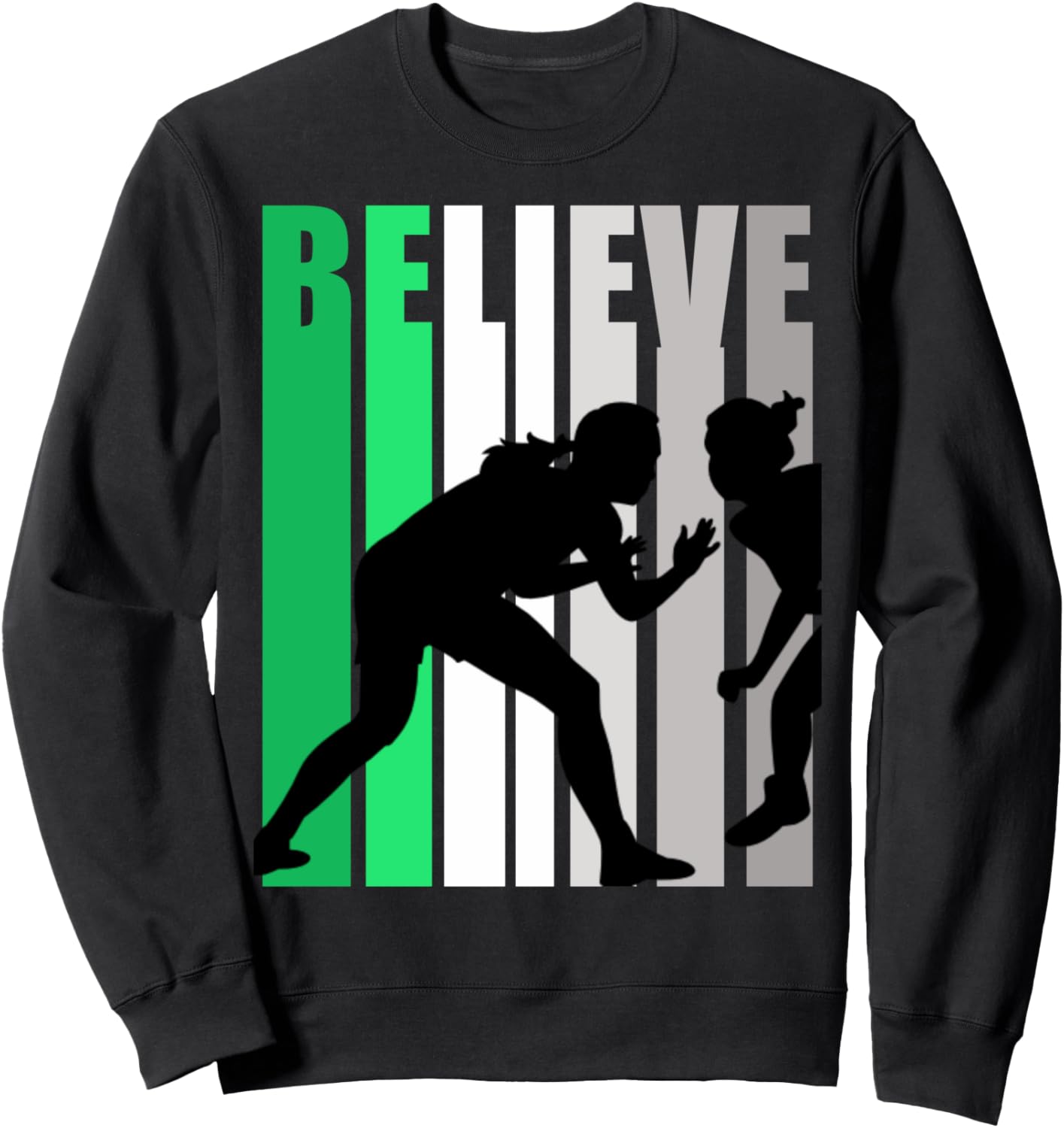 

Зеленая мотивационная толстовка для фанаток женской команды по рестлингу Green Believe в стиле ретро Lush Wrestling, Зеленый, Зеленая мотивационная толстовка для фанаток женской команды по рестлингу Green Believe в стиле ретро Lush Wrestling