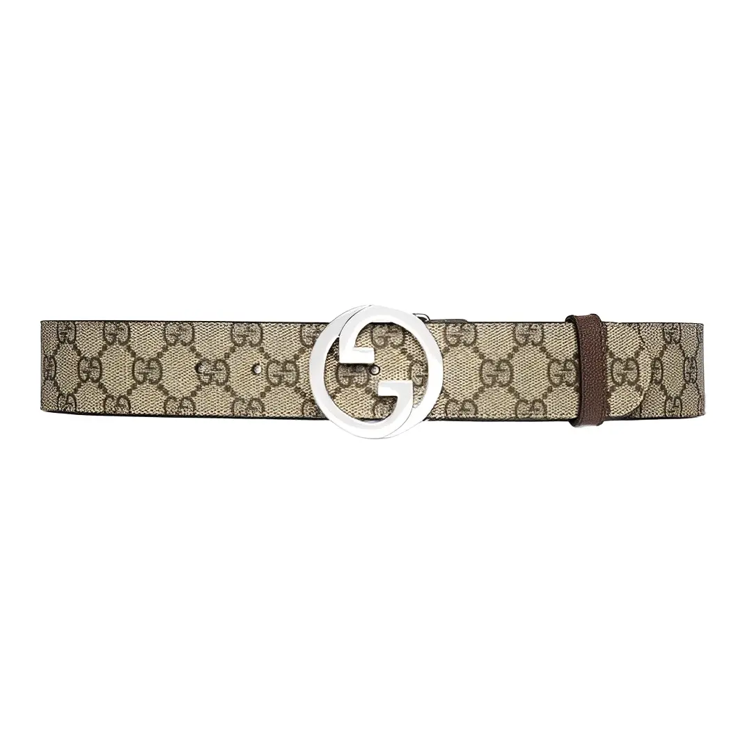 

GUCCI Переплетенный ремень с монограммой GG Plus, Brown