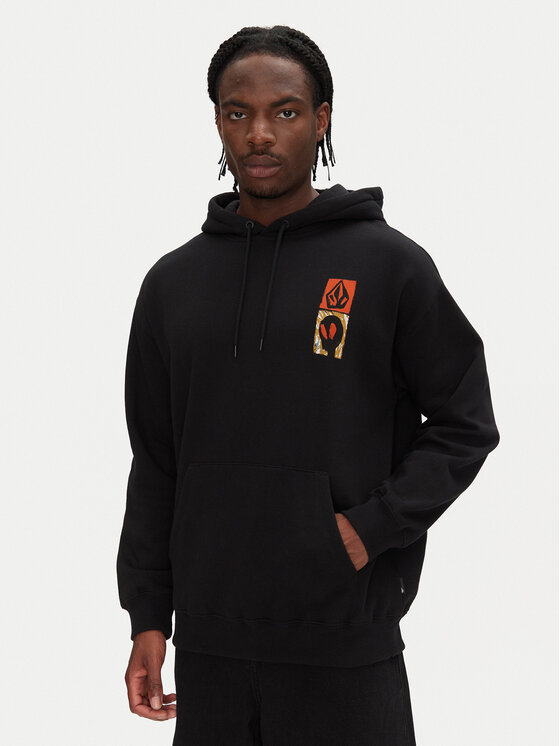 

Свободный крой толстовка Gonyvaders A4112508 Volcom, черный