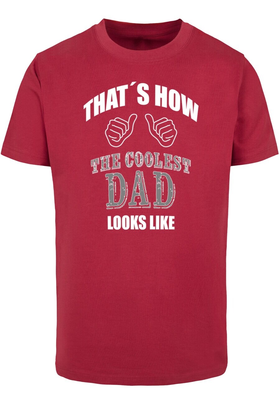 

Футболка Merchcode COOLEST DAD, бордовый