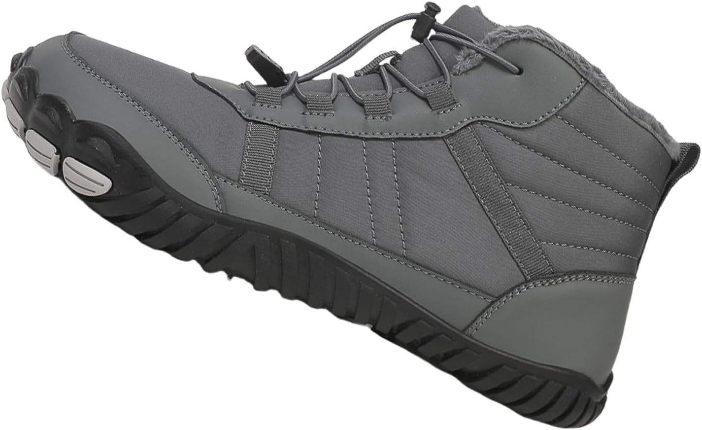 

Зимняя обувь Босоножки для женщин и мужчин, теплые снежные ботинки Минималистичные комфортные ботинки Профессиональные Нескользящие водонепроницаемые зимние Generic, серый