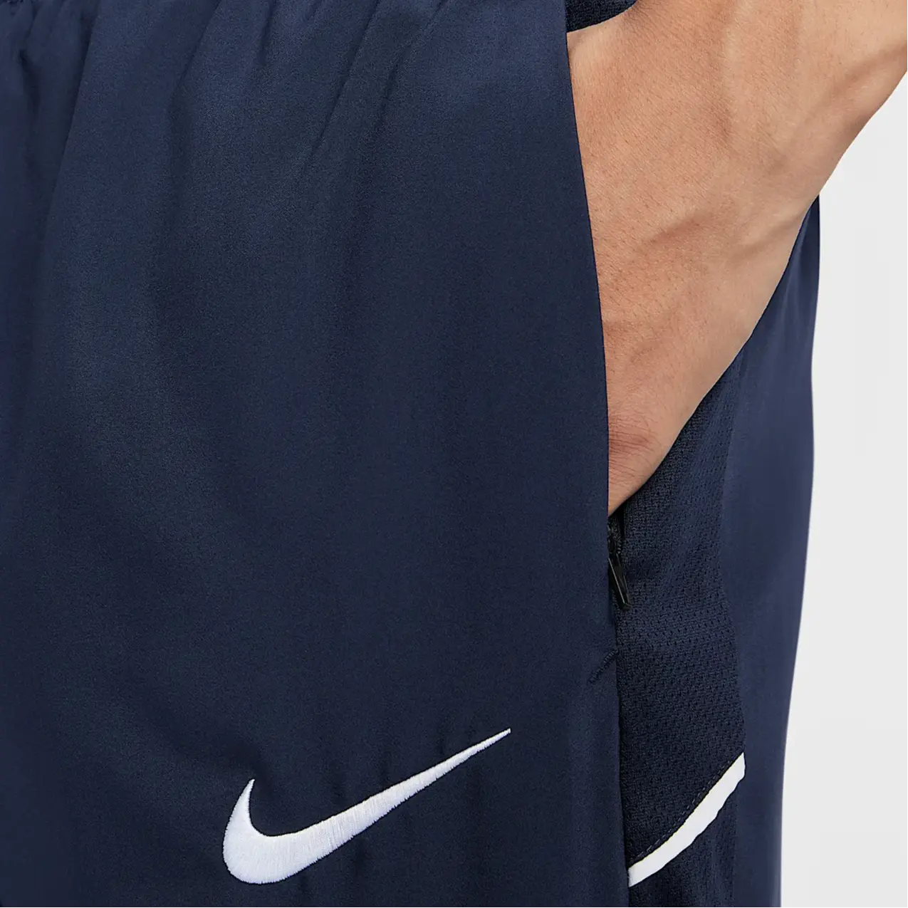 Nike Тренировочные штаны Dri Fit Knitted мужские темно-синие — фото 4
