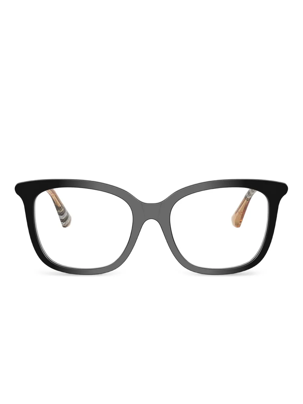 

Очки в геометричной оправе Burberry Eyewear, черный