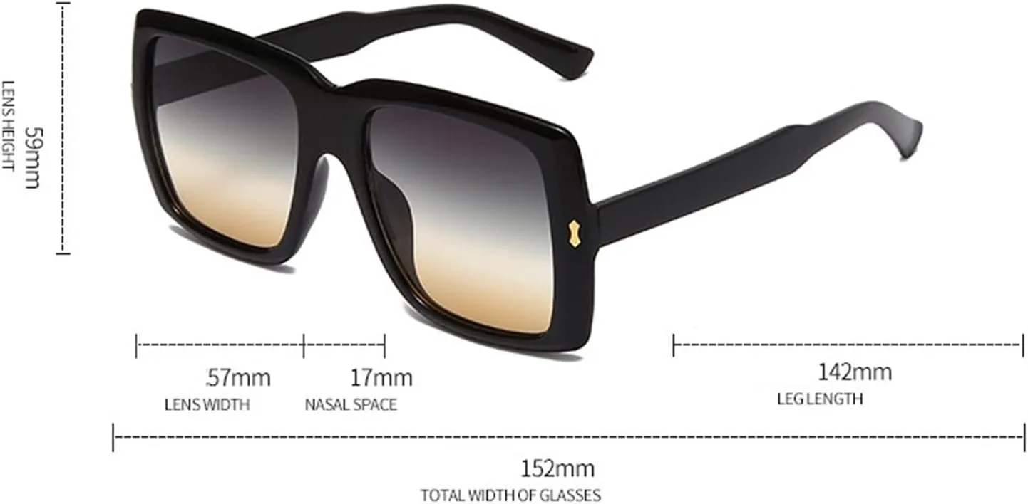 

Солнцезащитные очки в стиле ретро 2026 для мужчин и женщин, большая оправа, для уличной стрельбы и защиты от солнца (Цвет: F, Размер: Средний) MTZJH, One Color