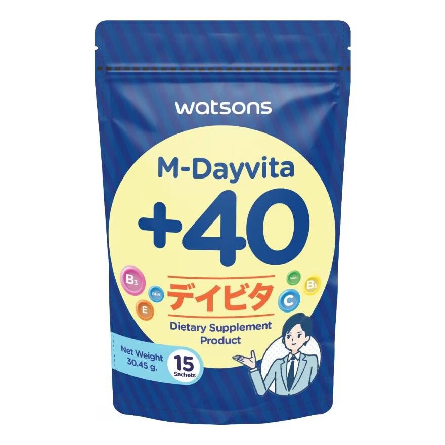 

Watsons М-Дайвита +40 (БАД) 15 пакетиков, Formula Red Softgel Formula BeigeTablet Formula BrownTablet Formula Green Tablet Formula White Capsule