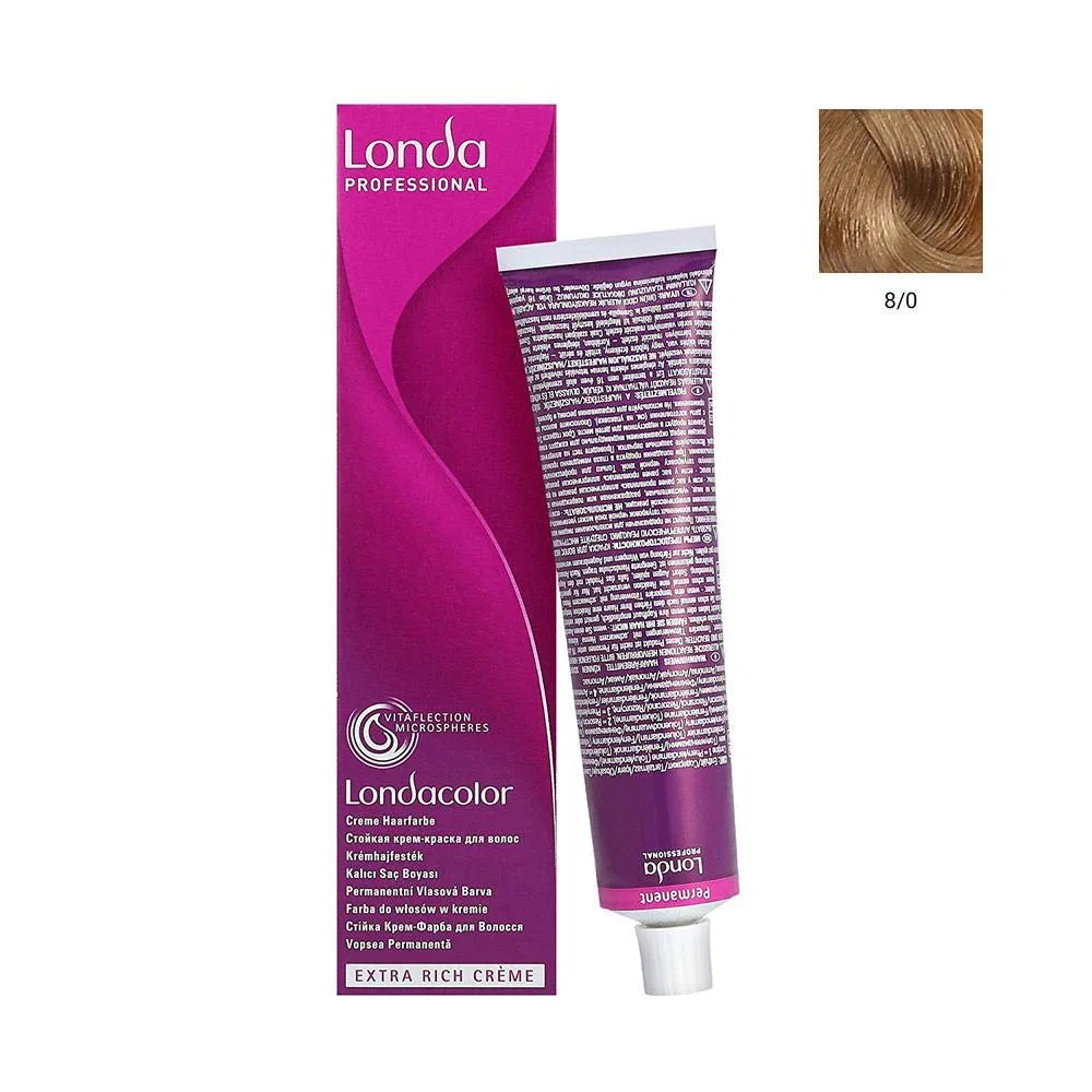 Крем-краска для волос Londa F.LC Dye Number e 8/0 Londa, 8/ 0 Light Blonde