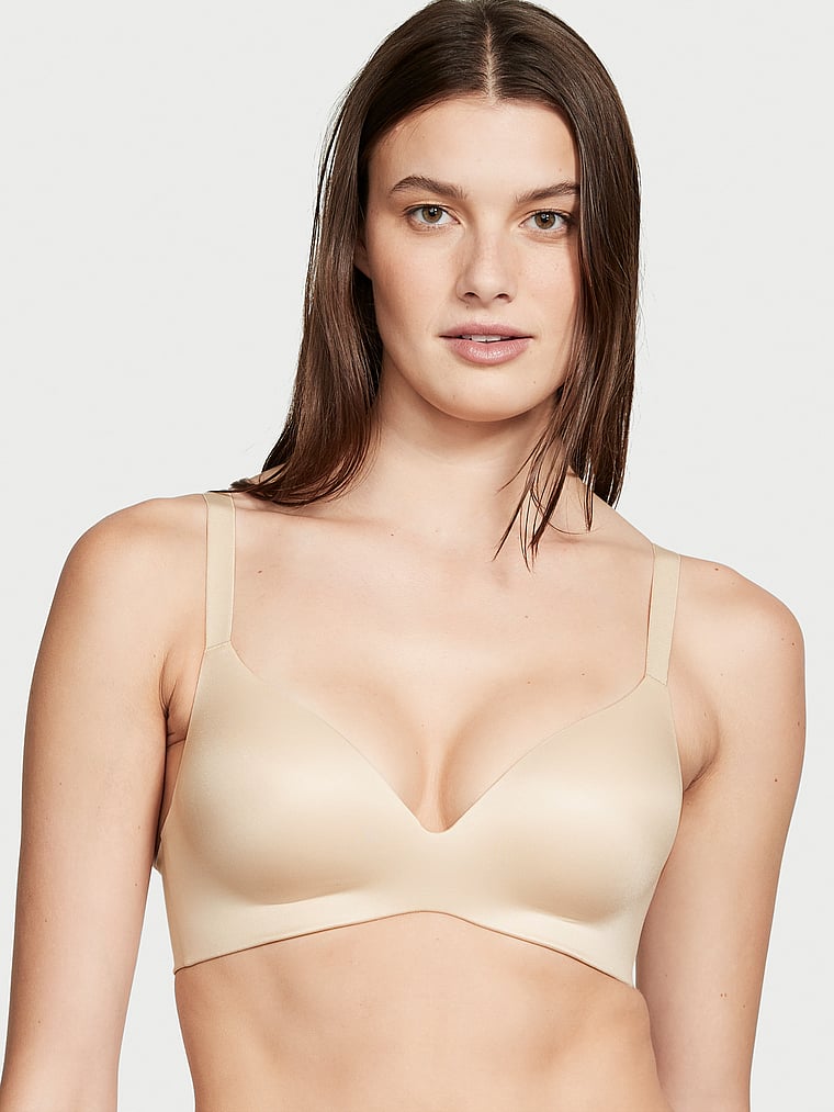 

Бюстгальтер Infinity Flex Perfect Shape с бескостными чашечками и пуш-апом Victoria'S Secret Bare, smooth marzipan