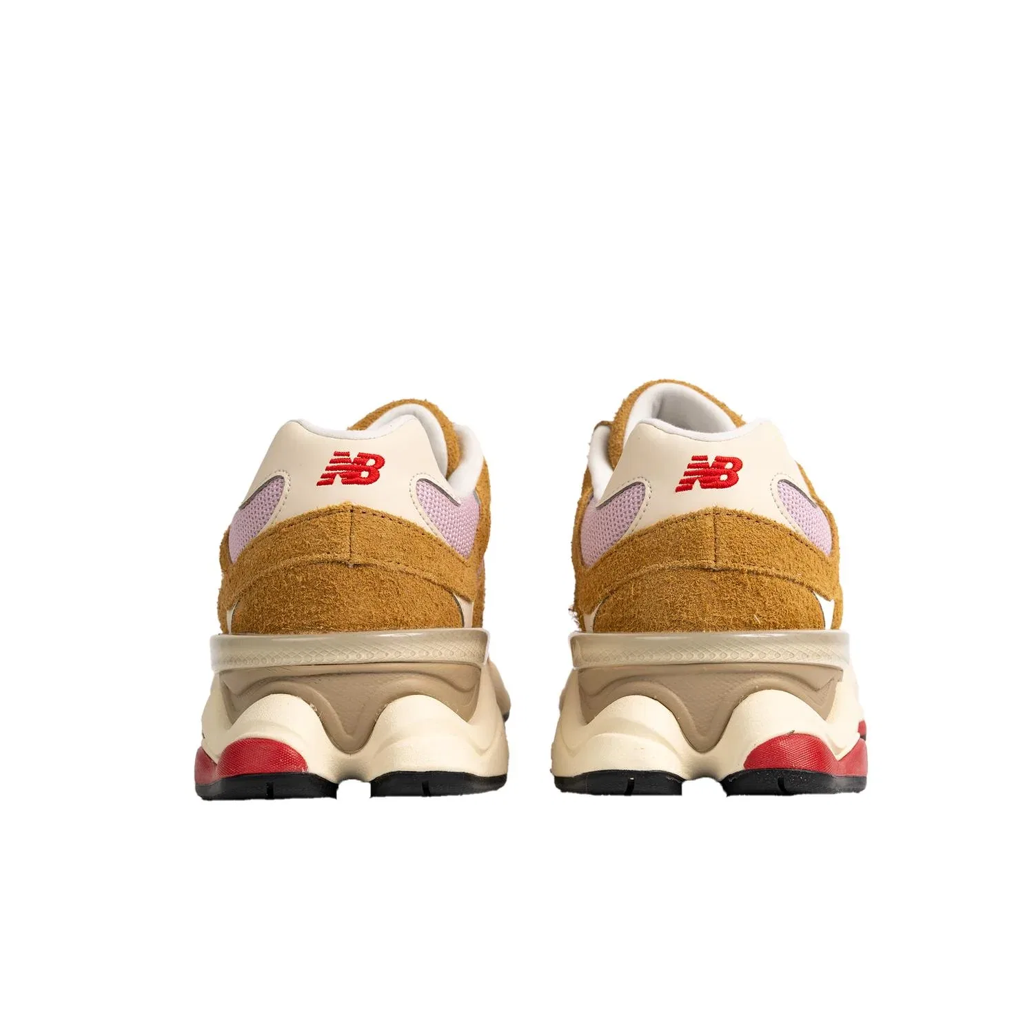 New Balance Мужские кроссовки 9060 бежевого/розового цвета — фото 4