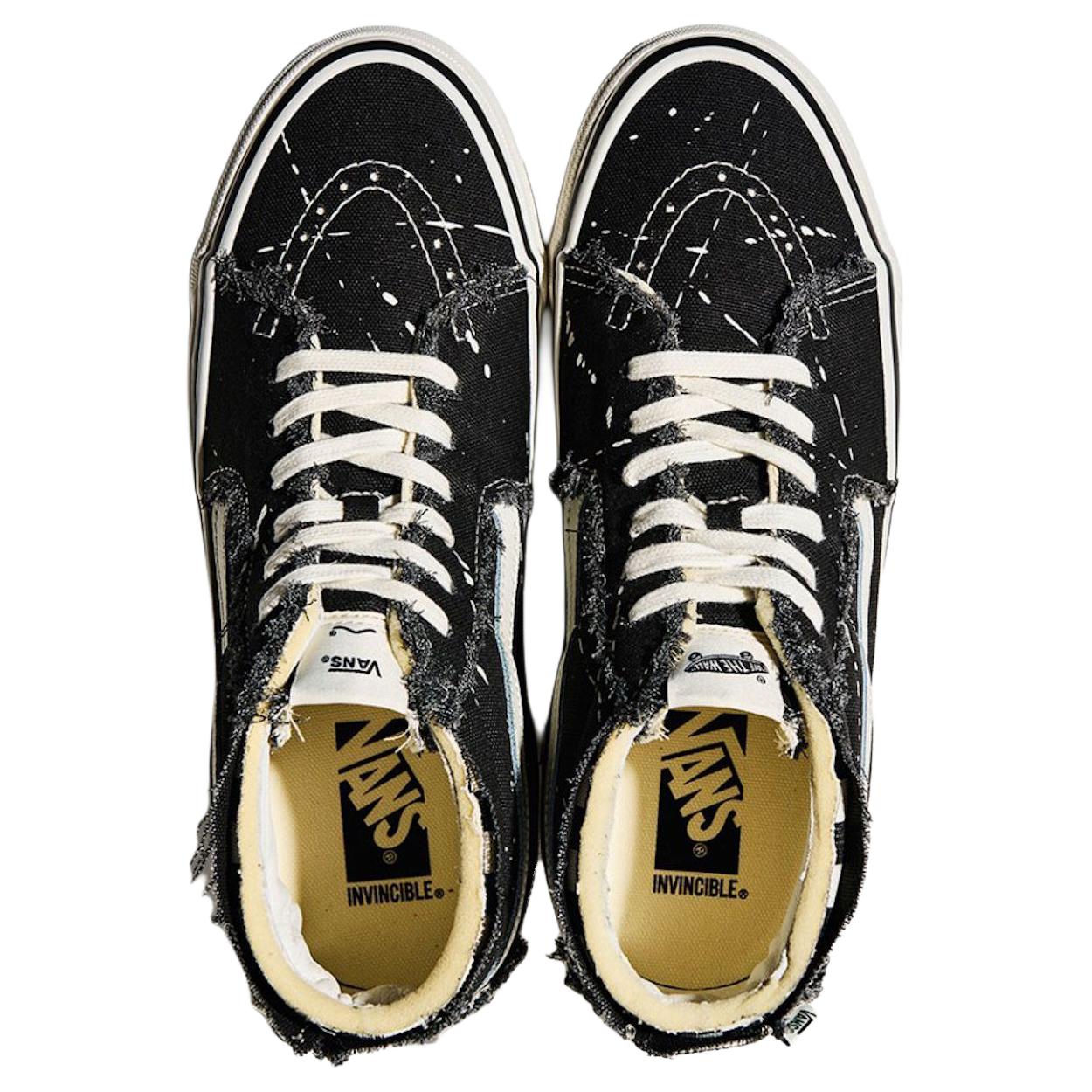 Vans X INVINCIBLE SK8 Скейтбордные кроссовки средней высоты, унисекс, черный — фото 3