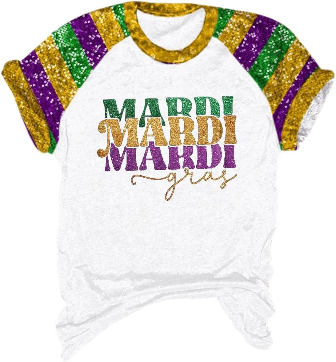 Блуза с коротким рукавом, из коллекции Mardi Print, белый — фото 2