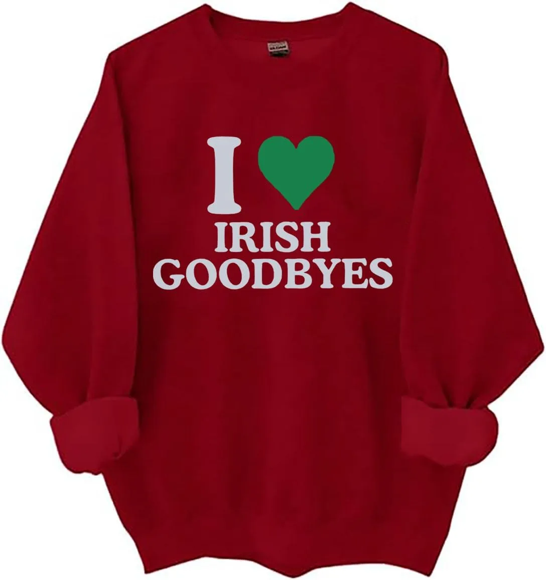 

Толстовка I Love Irish Goodbye, худи на День Святого Патрика Czbic