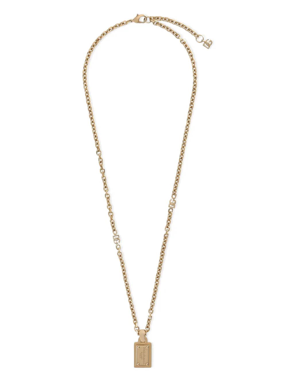 

Колье с логотипом DOLCE & GABBANA, золотой